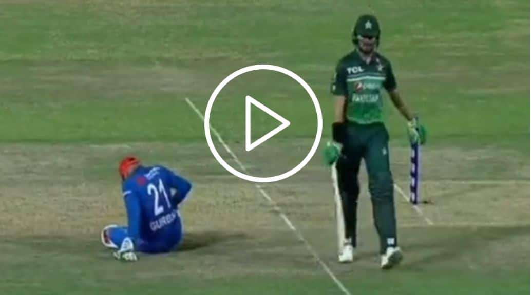 [Watch] Shaheen Shah Afridi Ignored Injured Rahmanullah Gurbaz During AFG vs PAK 3rd ODI